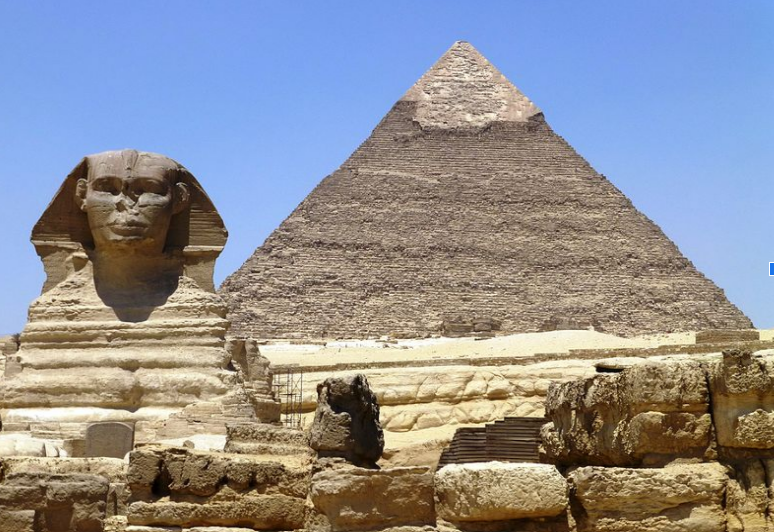 金字塔和狮身人面像