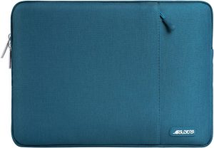 蓝色拉链笔记本电脑套筒