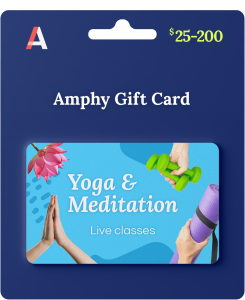 瑜伽冥想礼品卡