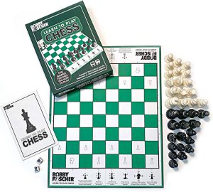 绿白相间的鲍比·菲舍尔国际象棋